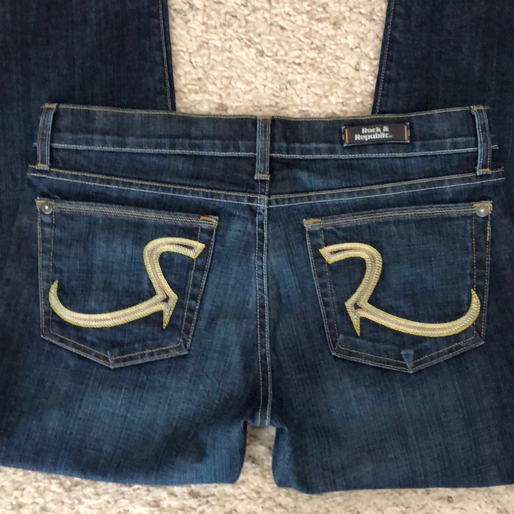 Rock & Republic jeans Sz 30 W 32 x 29 ankle